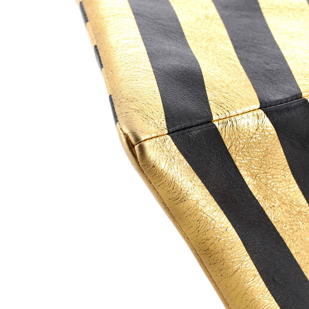 Chanel Kheops Pyramid Bag Striped #220659C35B - Picture 6 of 8